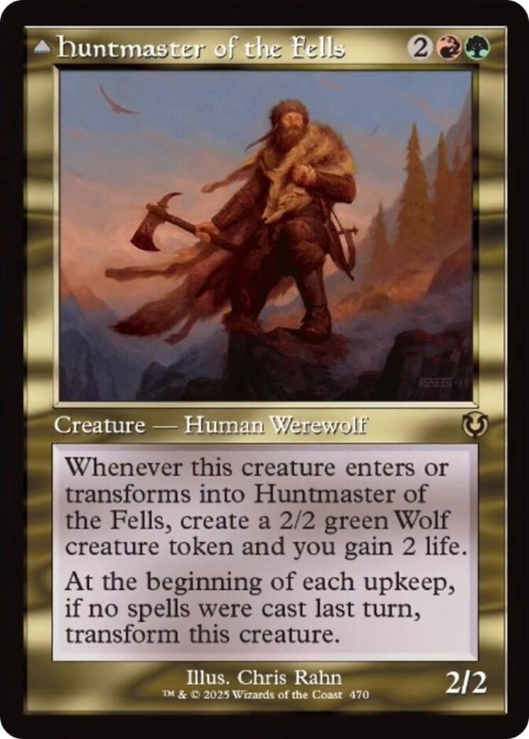 Huntmaster of the Fells (Retro Frame) [Innistrad Remastered] | Yard's Games Ltd