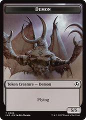 Demon // Human Cleric Double-Sided Token [Innistrad Remastered Tokens] | Yard's Games Ltd