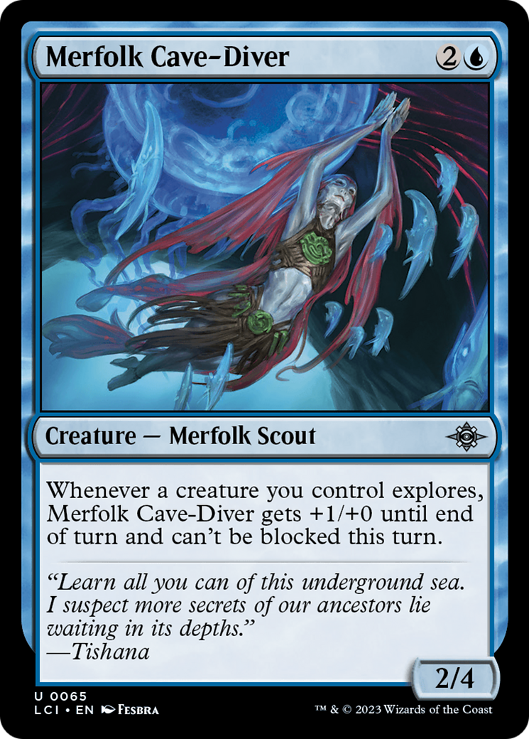 Merfolk Cave-Diver [The Lost Caverns of Ixalan] | Yard's Games Ltd