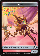 Servo // Thopter (0009) Double-Sided Token [Aetherdrift Tokens] | Yard's Games Ltd