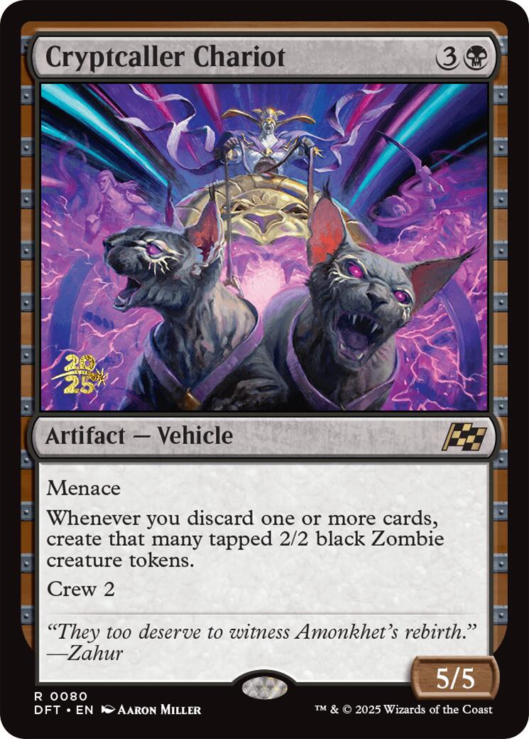 Cryptcaller Chariot [Aetherdrift Prerelease Promos] | Yard's Games Ltd