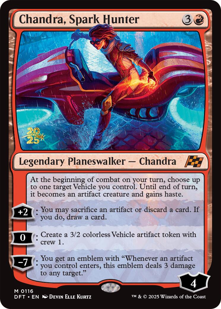 Chandra, Spark Hunter [Aetherdrift Prerelease Promos] | Yard's Games Ltd