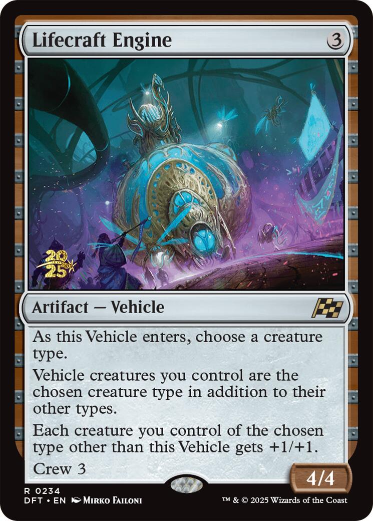 Lifecraft Engine [Aetherdrift Prerelease Promos] | Yard's Games Ltd