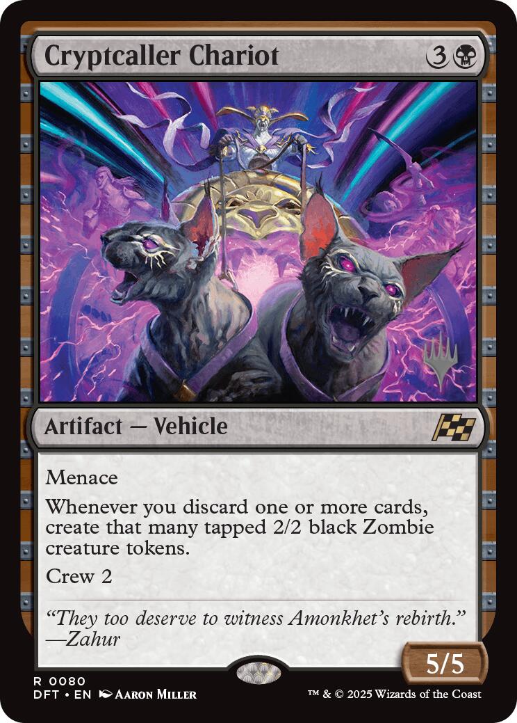 Cryptcaller Chariot [Aetherdrift Promos] | Yard's Games Ltd