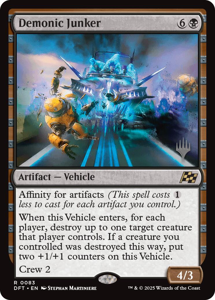 Demonic Junker [Aetherdrift Promos] | Yard's Games Ltd