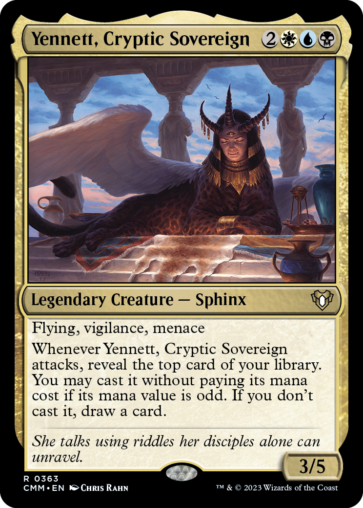 Yennett, Cryptic Sovereign [Commander Masters] | Yard's Games Ltd