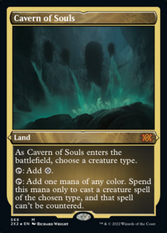 Cavern of Souls (Foil Etched) [Double Masters 2022] | Yard's Games Ltd