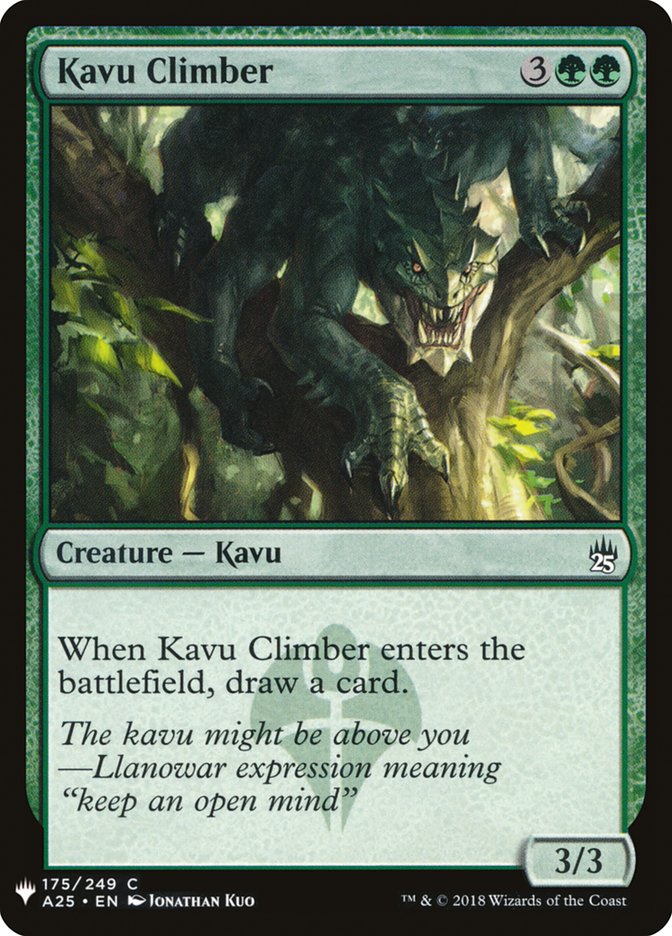 Kavu Climber [Mystery Booster] | Yard's Games Ltd