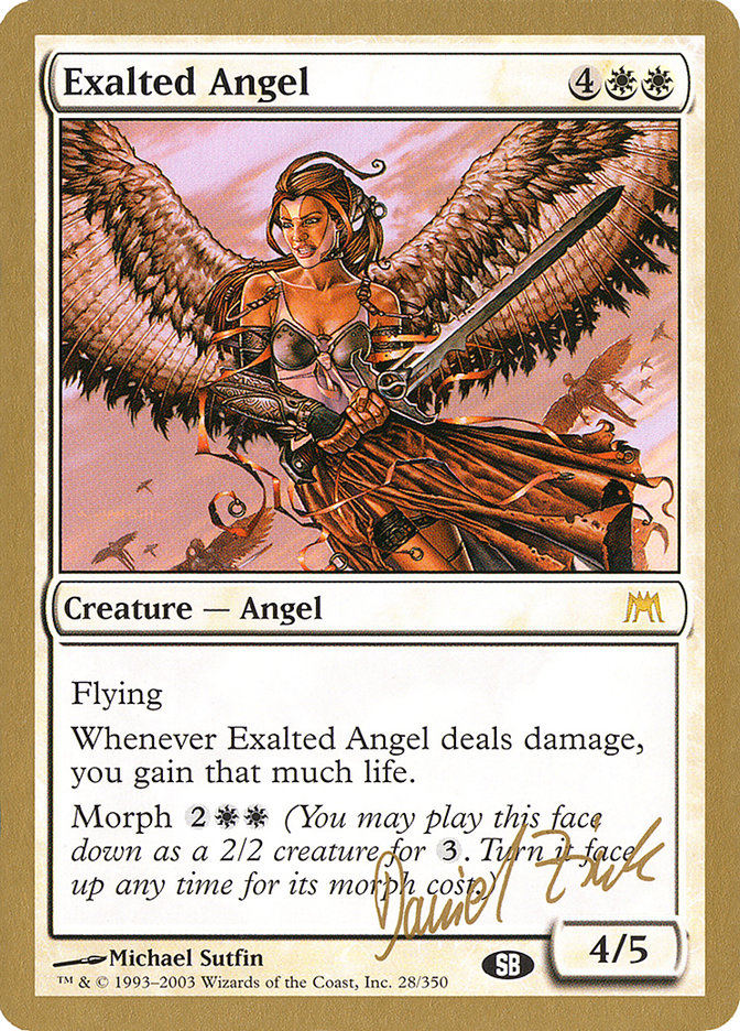 Exalted Angel (Daniel Zink) (SB) [World Championship Decks 2003] | Yard's Games Ltd