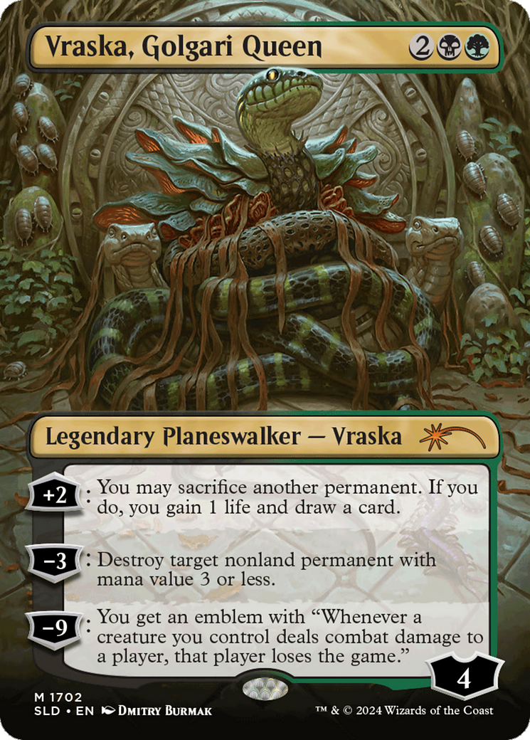 Vraska, Golgari Queen (1702) [Secret Lair Drop Series] | Yard's Games Ltd