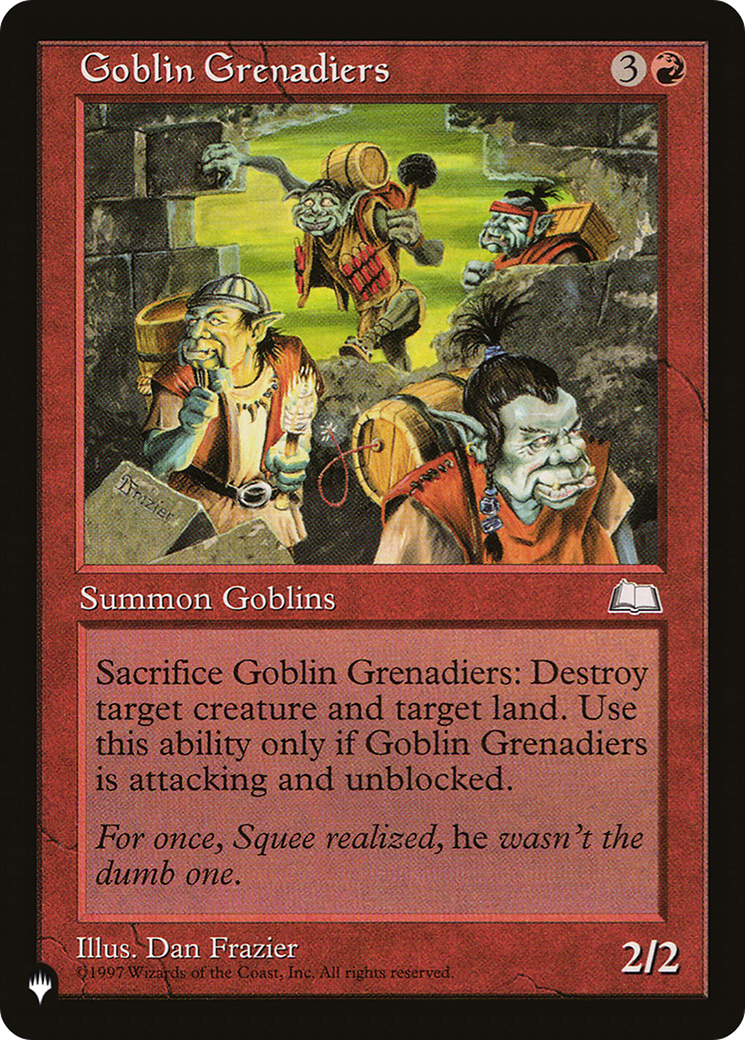 Goblin Grenadiers [The List] | Yard's Games Ltd