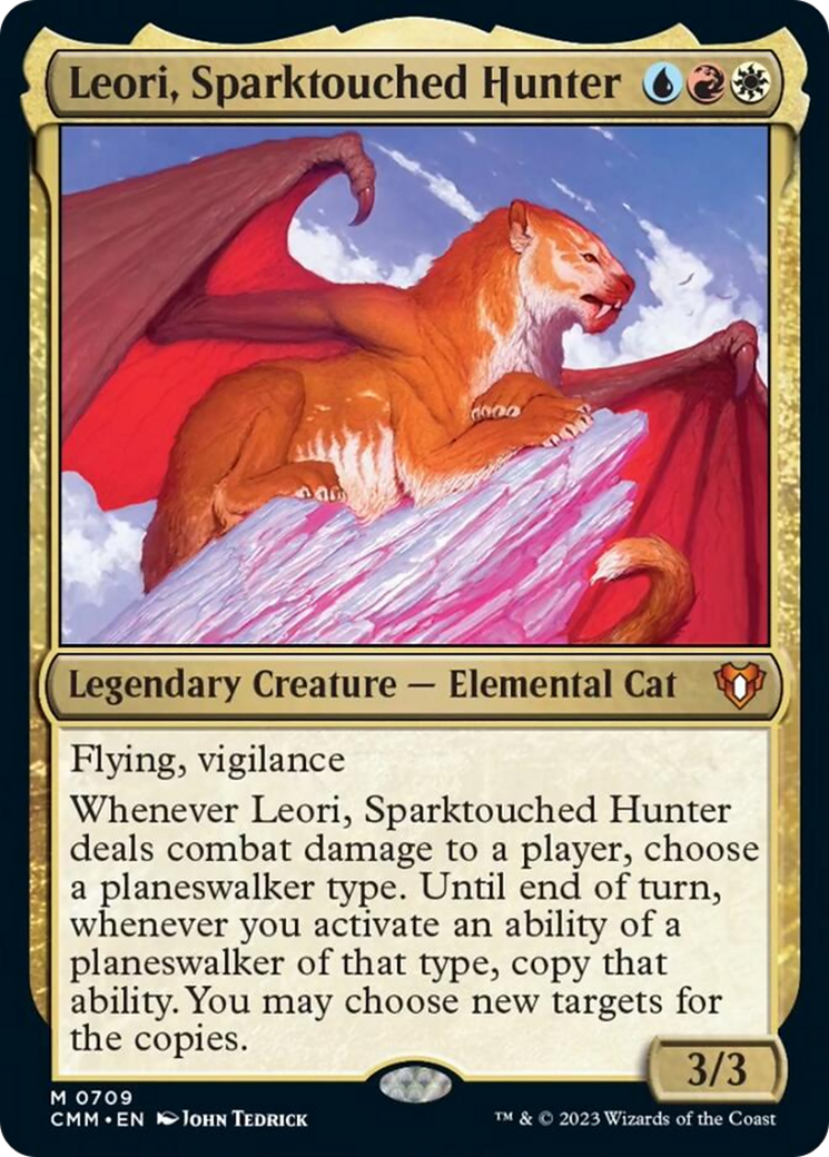 Leori, Sparktouched Hunter [Commander Masters] | Yard's Games Ltd