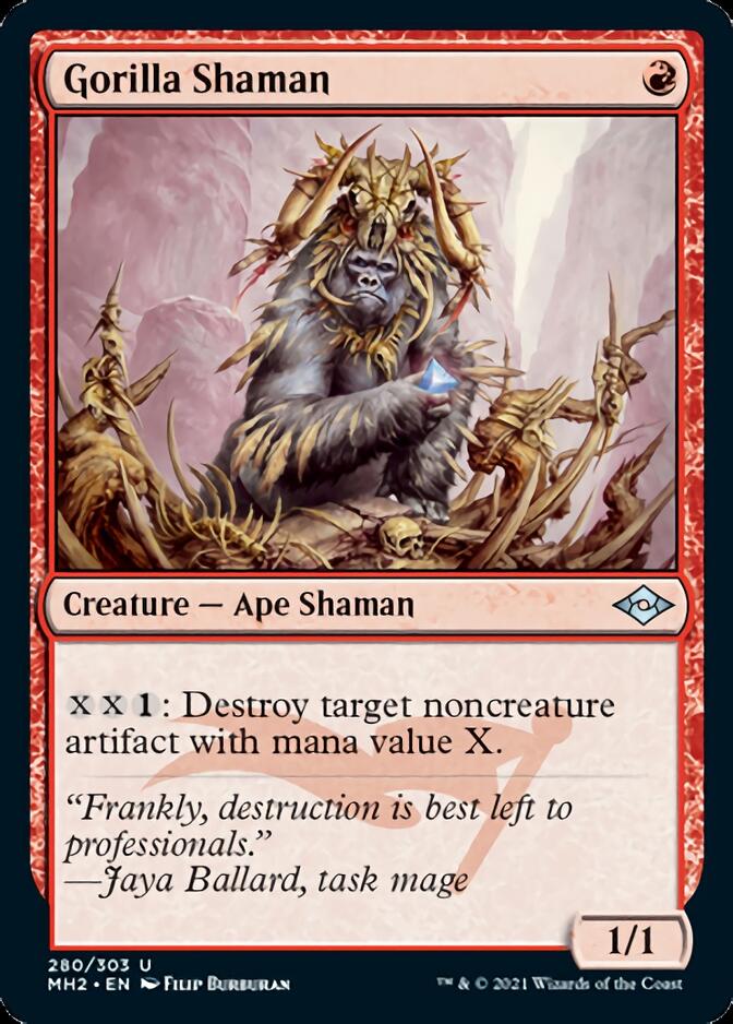 Gorilla Shaman (Foil Etched) [Modern Horizons 2] | Yard's Games Ltd