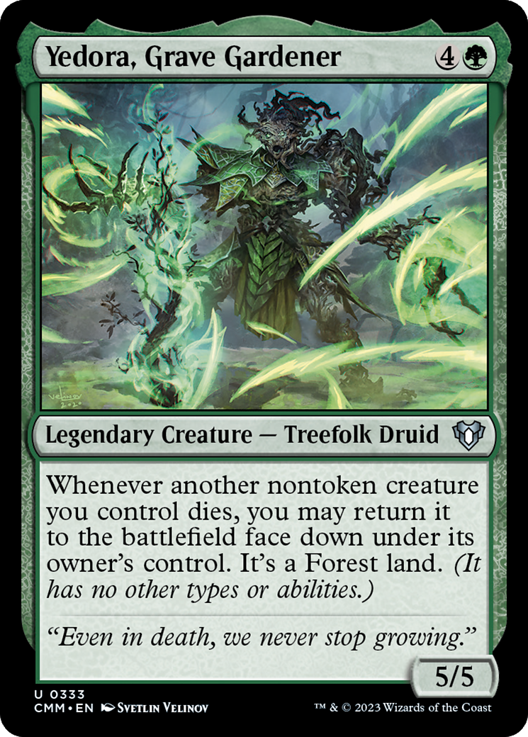 Yedora, Grave Gardener [Commander Masters] | Yard's Games Ltd