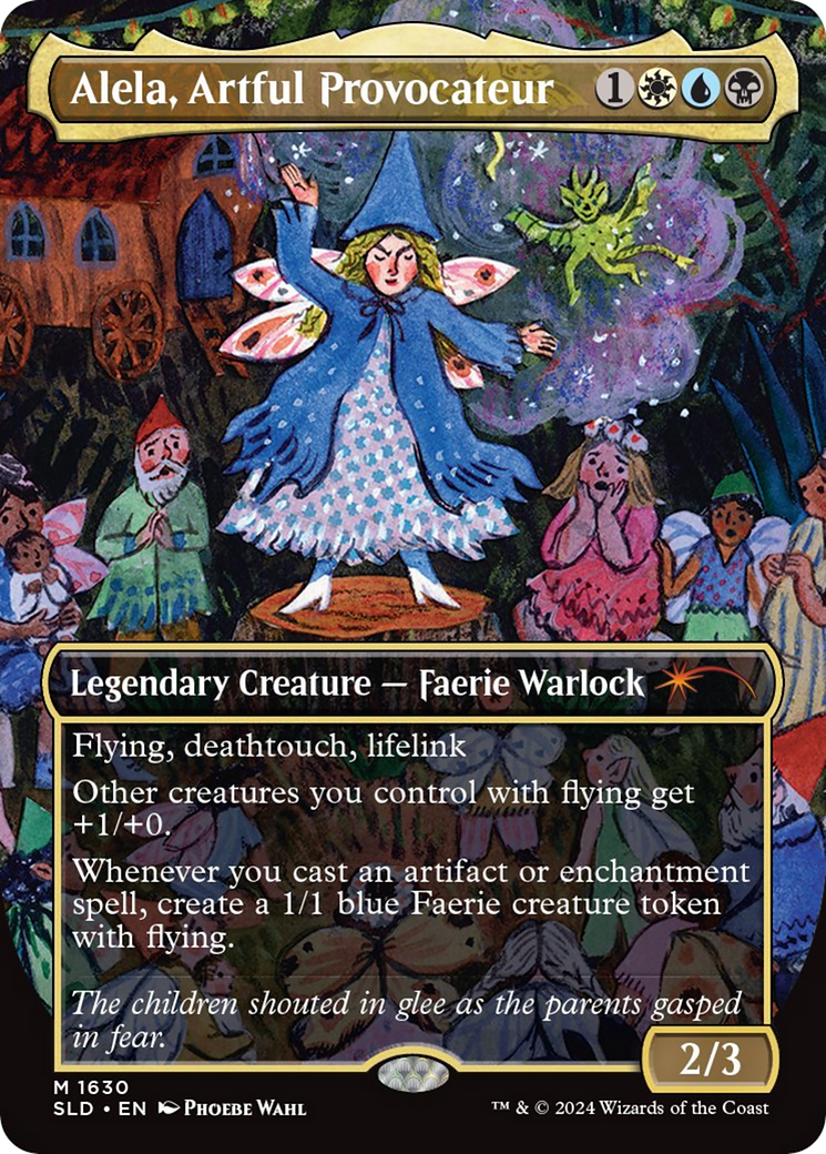 Alela, Artful Provocateur (1630) (Rainbow Foil) [Secret Lair Drop Series] | Yard's Games Ltd