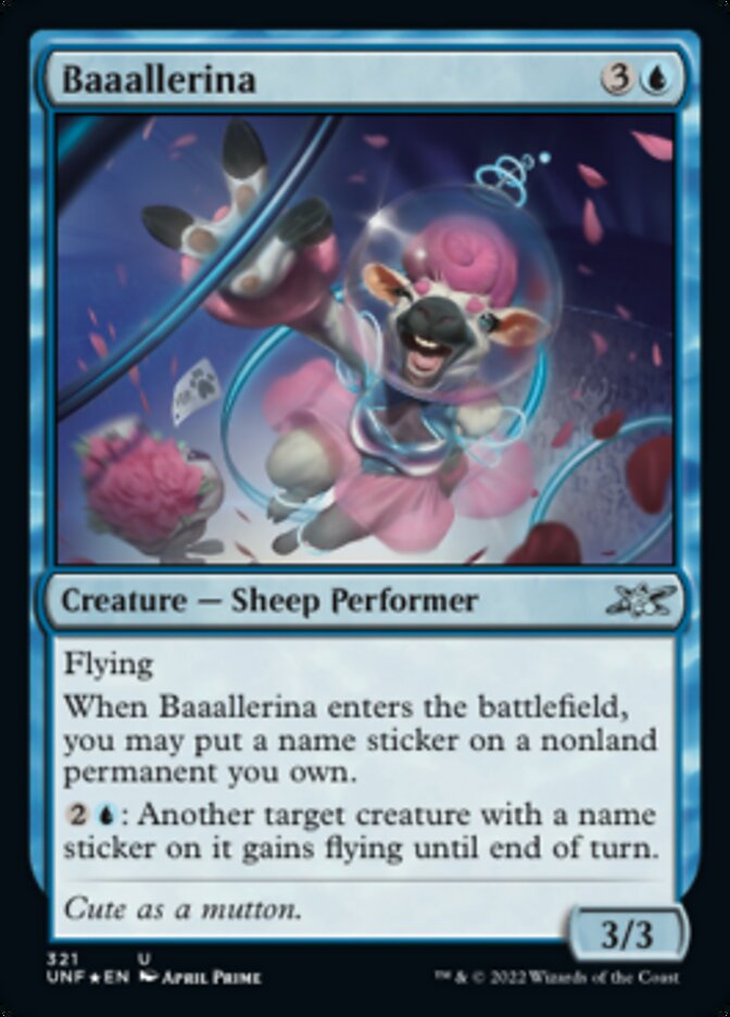 Baaallerina (Galaxy Foil) [Unfinity] | Yard's Games Ltd