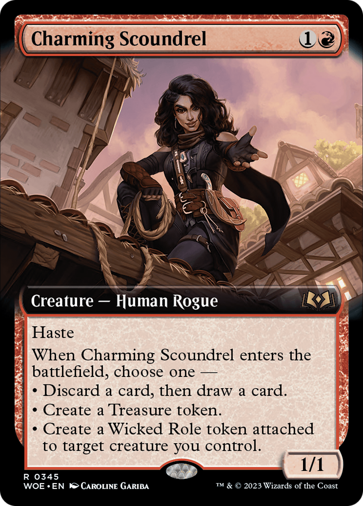 Charming Scoundrel (Extended Art) [Wilds of Eldraine] | Yard's Games Ltd