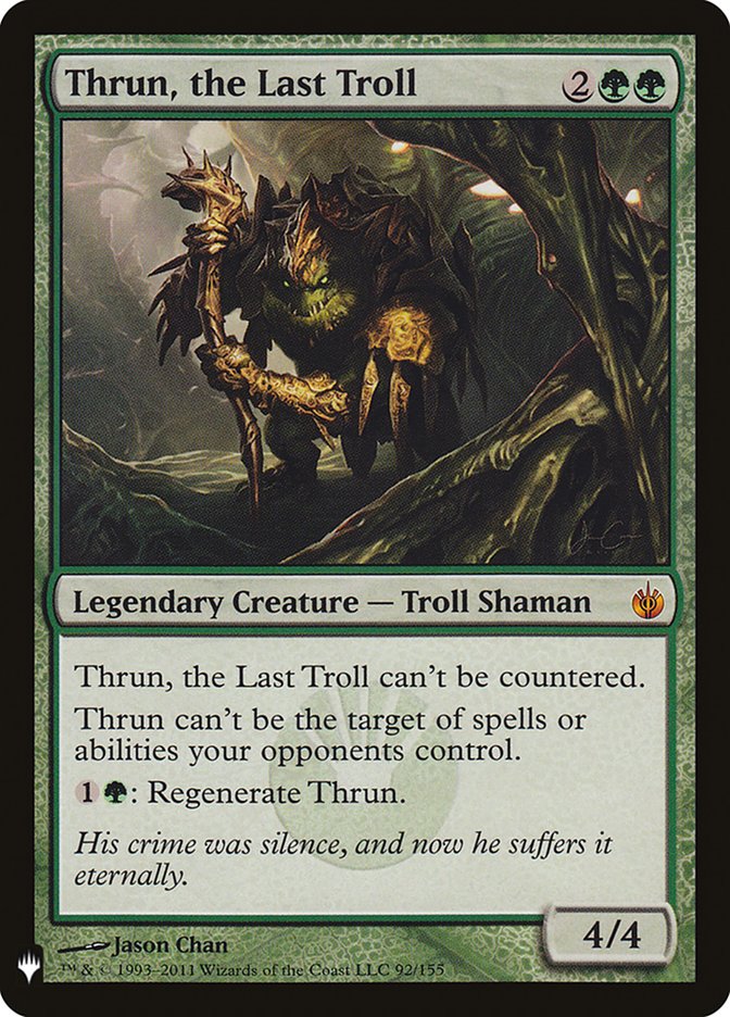 Thrun, the Last Troll [Mystery Booster] | Yard's Games Ltd