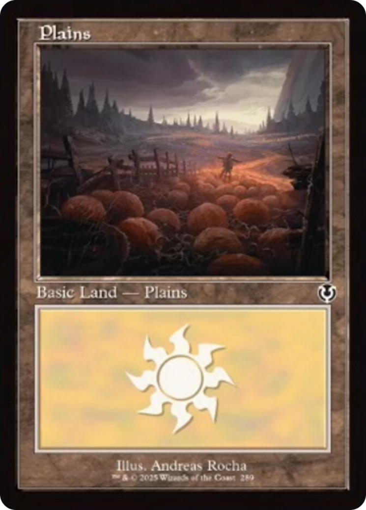 Plains (289) (Retro Frame) [Innistrad Remastered] | Yard's Games Ltd