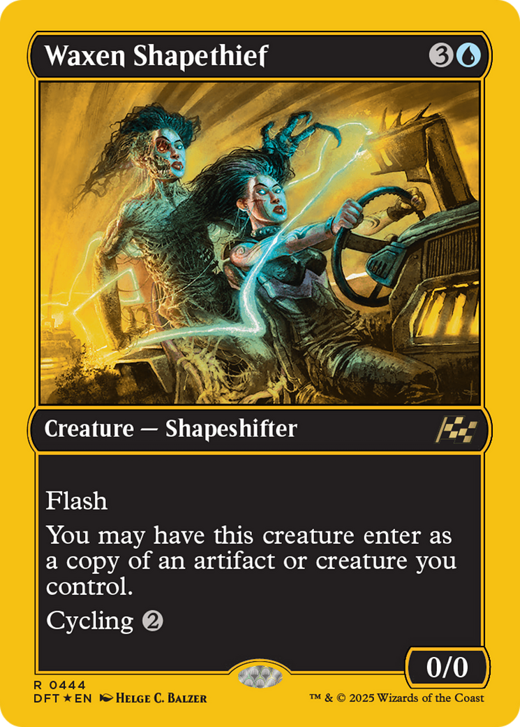 Waxen Shapethief (First-Place Foil) [Aetherdrift] | Yard's Games Ltd