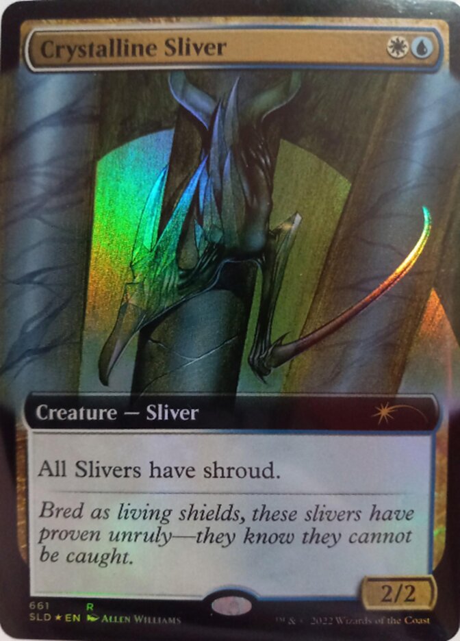 Crystalline Sliver (Extended Art) [Secret Lair Drop Promos] | Yard's Games Ltd