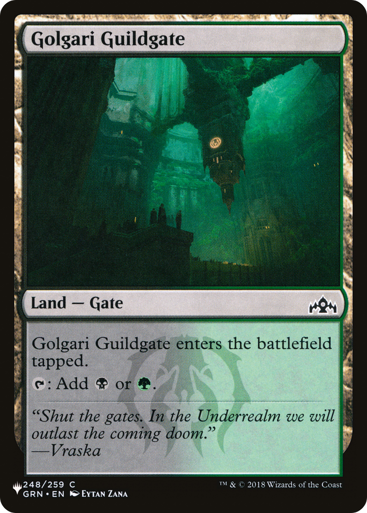 Golgari Guildgate [The List] | Yard's Games Ltd