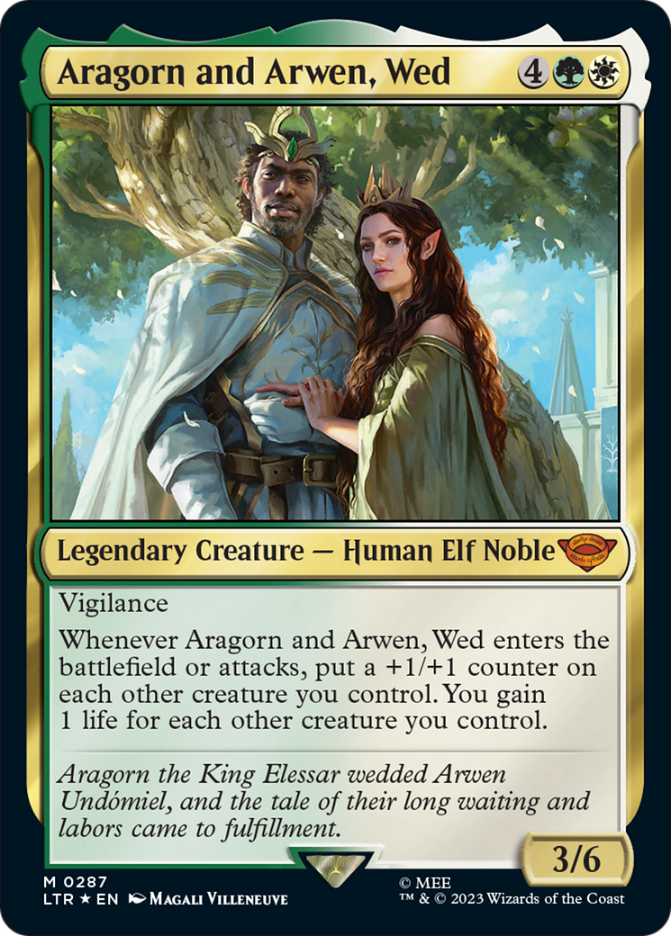 Aragorn and Arwen, Wed [The Lord of the Rings: Tales of Middle-Earth] | Yard's Games Ltd