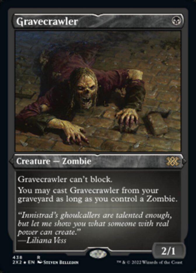 Gravecrawler (Foil Etched) [Double Masters 2022] | Yard's Games Ltd