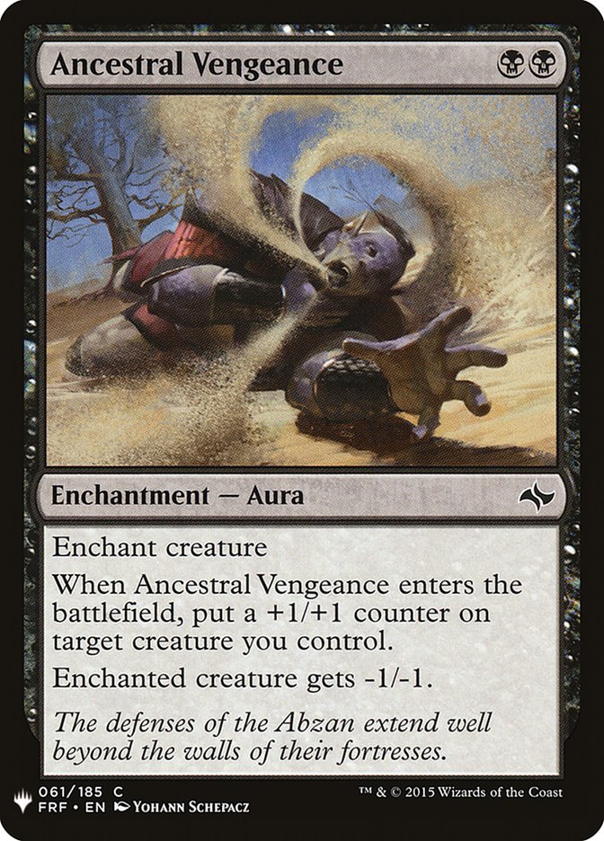 Ancestral Vengeance [Mystery Booster] | Yard's Games Ltd