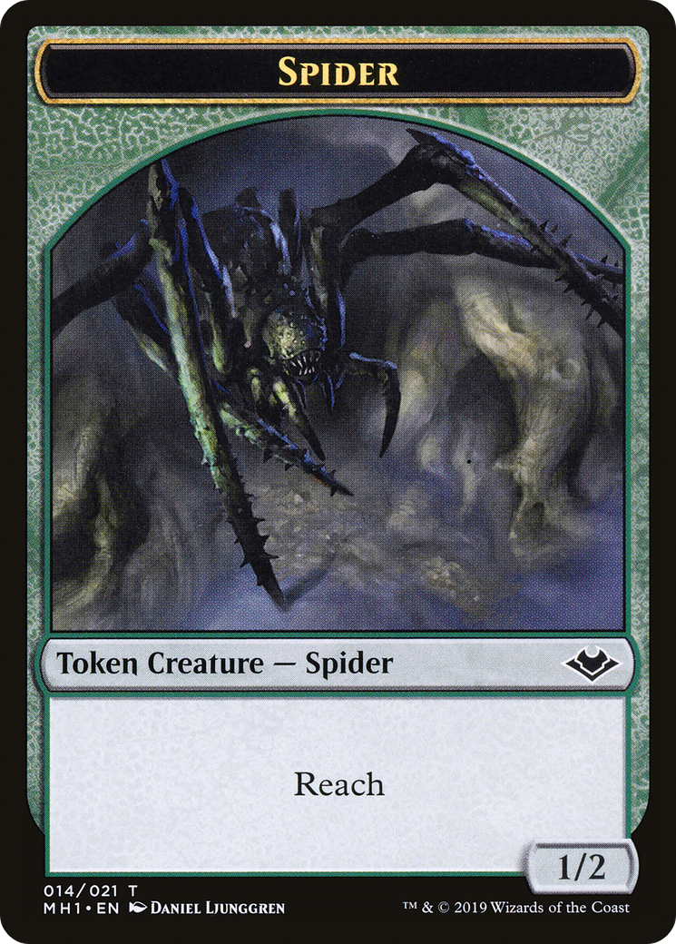 Shapeshifter // Spider Double-Sided Token [Modern Horizons Tokens] | Yard's Games Ltd