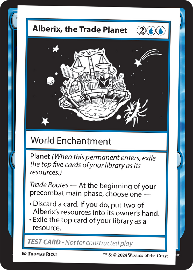 Alberix, the Trade Planet [Mystery Booster 2 Playtest Cards] | Yard's Games Ltd