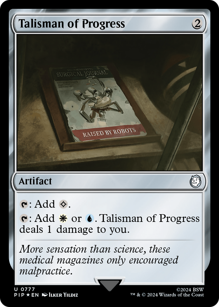 Talisman of Progress (Surge Foil) [Fallout] | Yard's Games Ltd