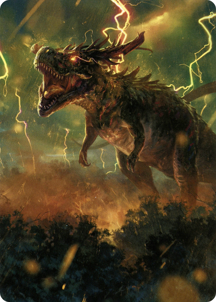 Thrasta, Tempest's Roar Art Card (42) [Modern Horizons 2 Art Series] | Yard's Games Ltd