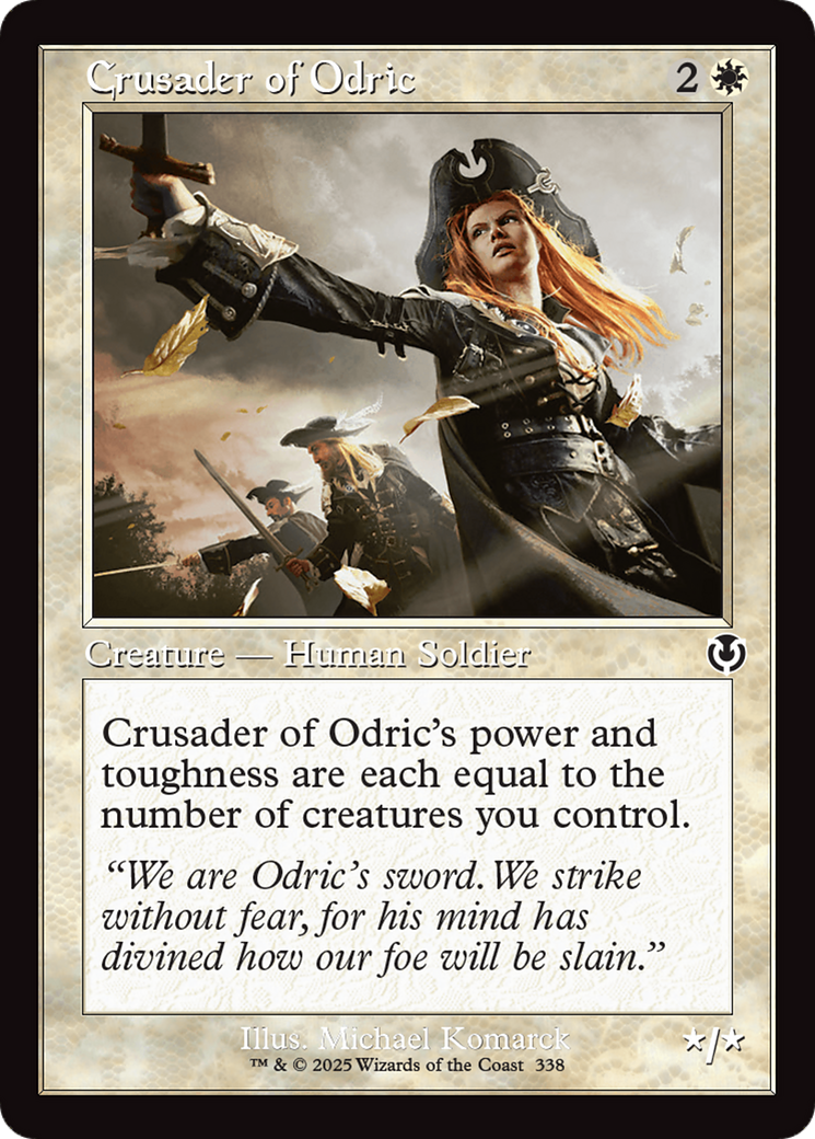 Crusader of Odric (Retro Frame) [Innistrad Remastered] | Yard's Games Ltd