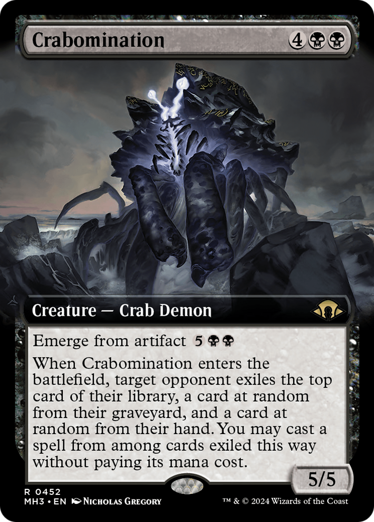 Crabomination (Extended Art) [Modern Horizons 3] | Yard's Games Ltd