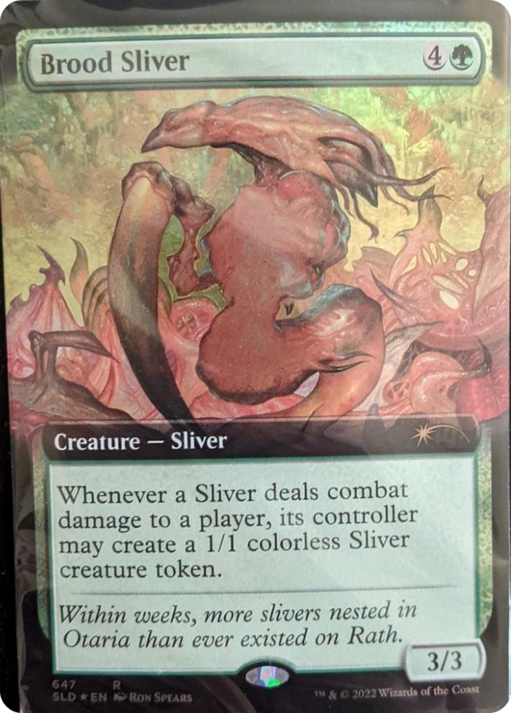 Brood Sliver (Extended Art) [Secret Lair Drop Promos] | Yard's Games Ltd