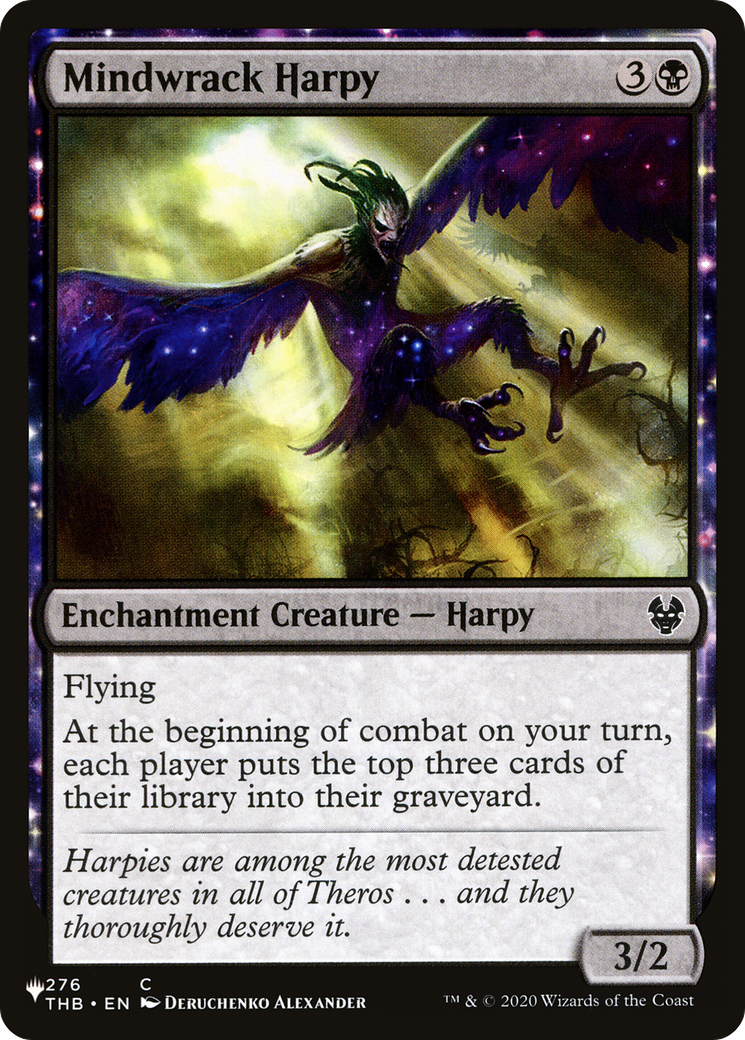 Mindwrack Harpy [The List Reprints] | Yard's Games Ltd