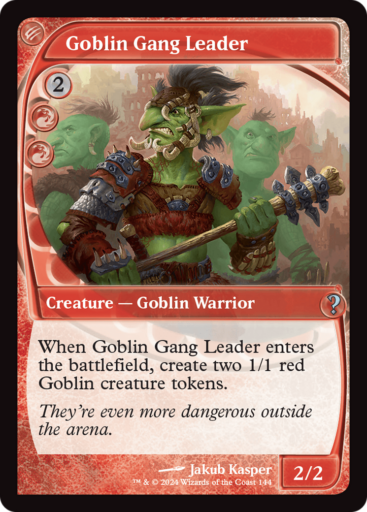 Goblin Gang Leader (Future Sight) [Mystery Booster 2] | Yard's Games Ltd