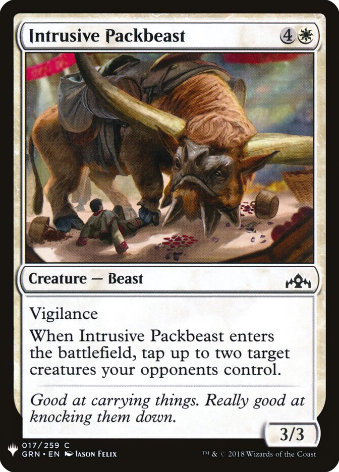 Intrusive Packbeast [Mystery Booster] | Yard's Games Ltd