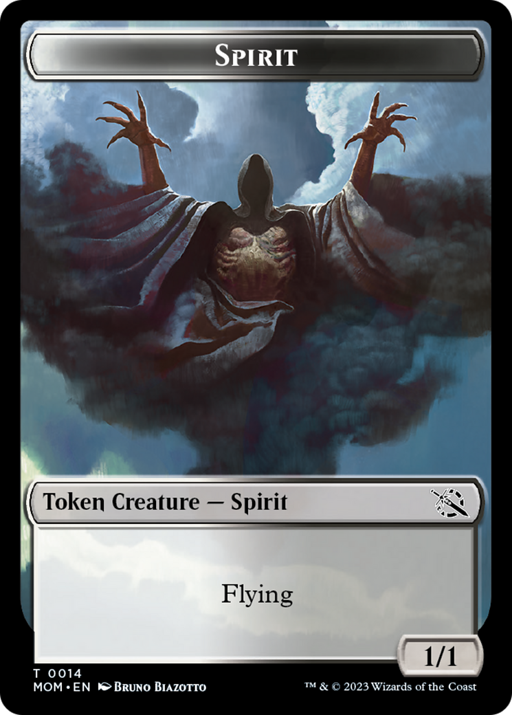 Spirit Token [March of the Machine Tokens] | Yard's Games Ltd