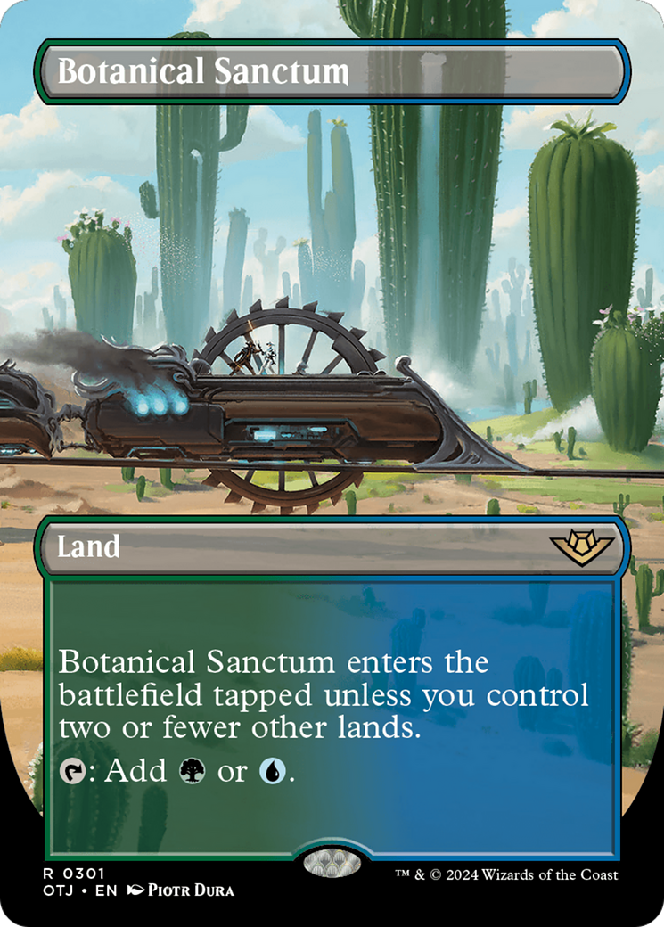 Botanical Sanctum (Borderless) [Outlaws of Thunder Junction] | Yard's Games Ltd