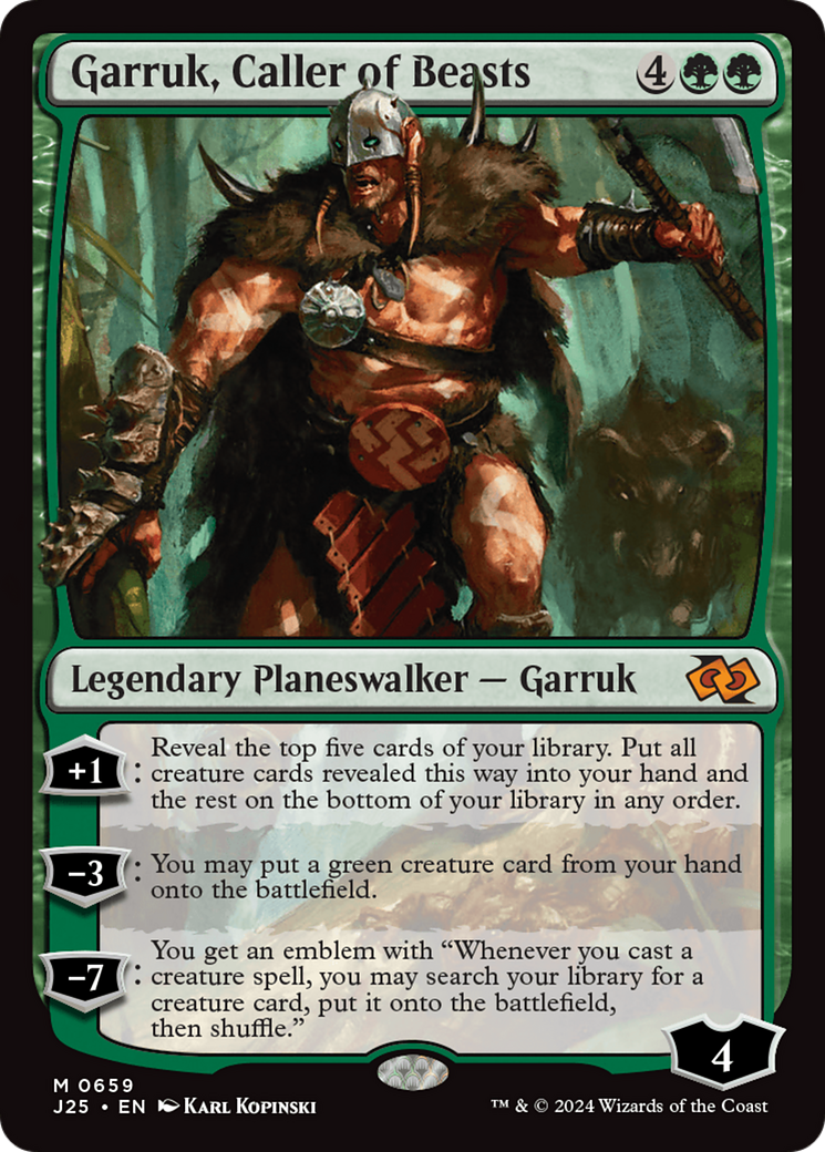 Garruk, Caller of Beasts [Foundations Jumpstart] | Yard's Games Ltd