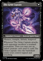 Throne of the Grim Captain // The Grim Captain [The Lost Caverns of Ixalan Prerelease Cards] | Yard's Games Ltd