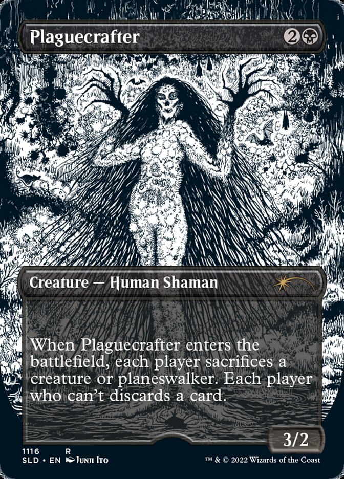 Plaguecrafter (Borderless Etched Foil) [Secret Lair Drop Series] | Yard's Games Ltd