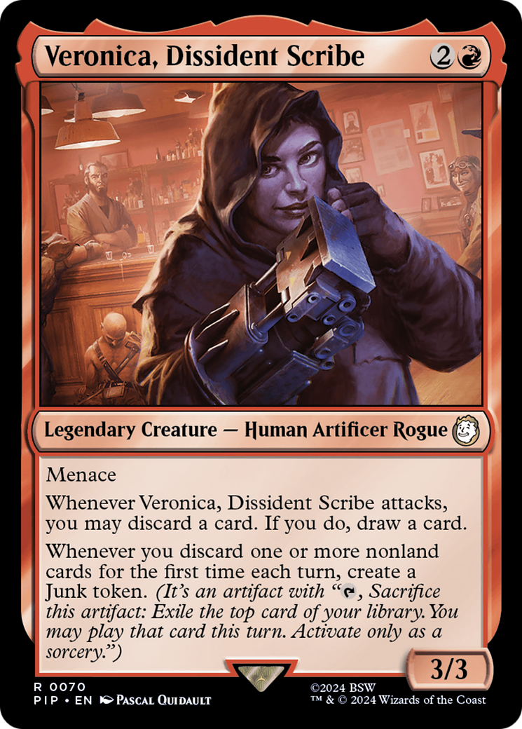 Veronica, Dissident Scribe [Fallout] | Yard's Games Ltd