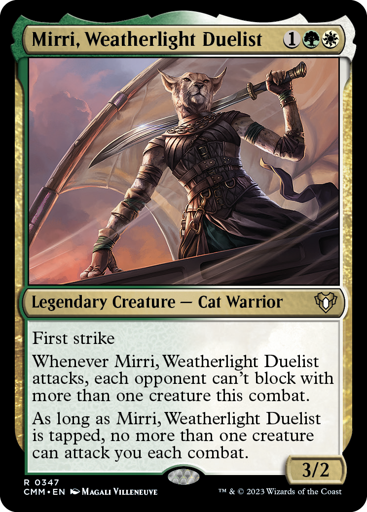 Mirri, Weatherlight Duelist [Commander Masters] | Yard's Games Ltd