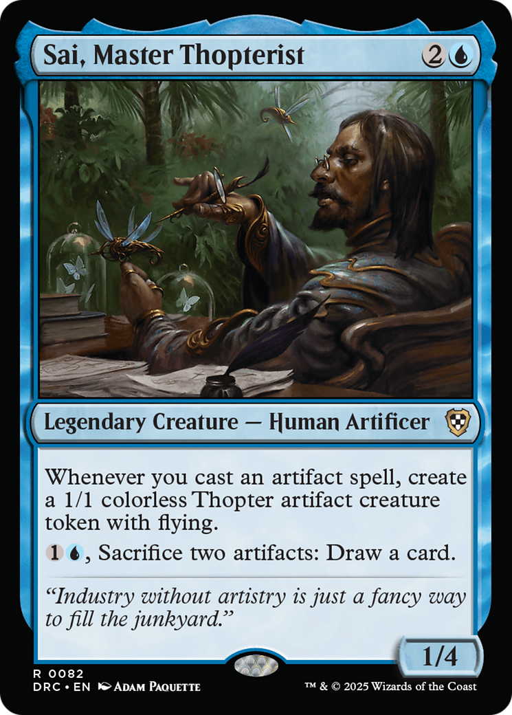 Sai, Master Thopterist [Aetherdrift Commander] | Yard's Games Ltd