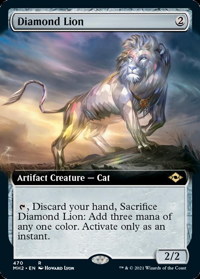 Diamond Lion (Extended Art) [Modern Horizons 2] | Yard's Games Ltd