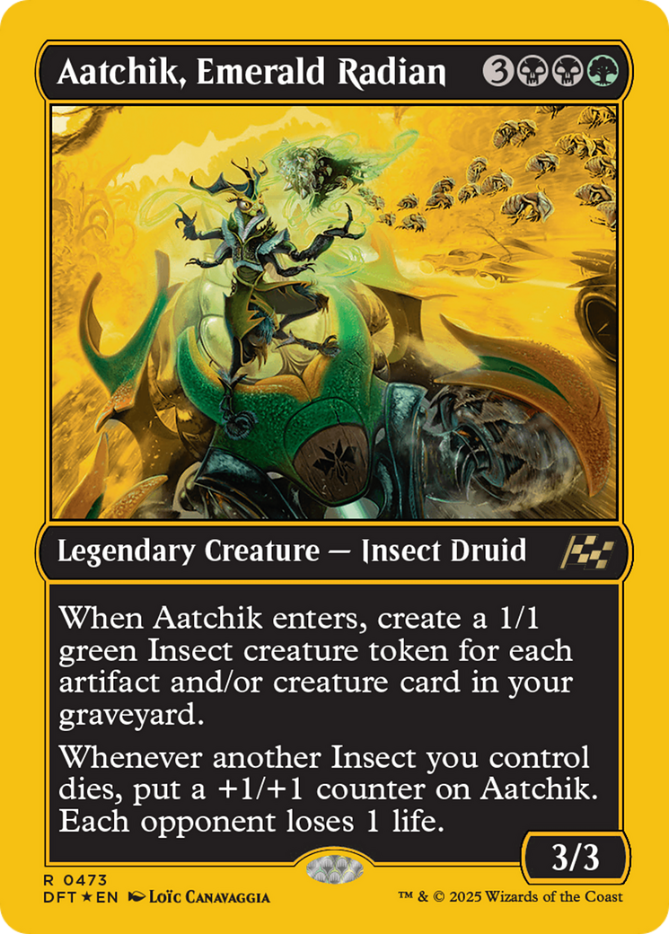 Aatchik, Emerald Radian (First-Place Foil) [Aetherdrift] | Yard's Games Ltd