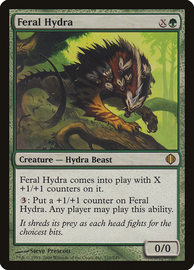 Feral Hydra (Oversized) [Oversize Cards] | Yard's Games Ltd